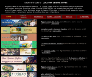 locationcorte.com: location corte - location centre corse
location corte vous présente quelques logements en location pour vos vacances dans le centre Corse