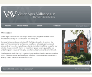 vavlawyers.com: Victor Ages Vallance LLP - Barristers and Solicitors
