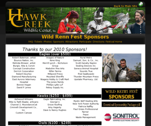 wildrenfest.org: Wild Renn Fest Sponsors
Hawk Creek Wildlilfe Center