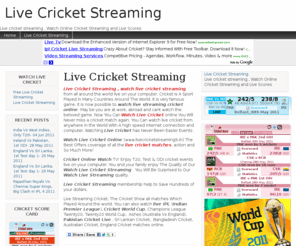 livecricketstreaming9.in: Live Cricket Streaming Online
Live Cricket Streaming Online, Live Cricket Scores and All Watch Live Cricket Streaming Online all about Live Cricket Streaming Online update.