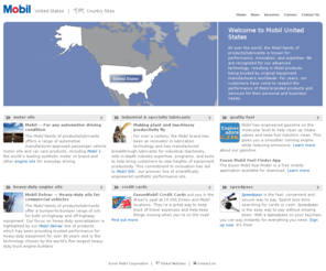 mobilehighenduranceoil.com: Mobil - United States
The Mobil family of products/lubricants offers a range of automotive manufacturer-approved passenger vehicle motor oils and car care products, including Mobil 1 – the world’s leading synthetic motor oil brand and other engine oils for everyday driving. 