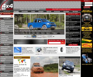 planeteguitare.com: 4x4 LIVE : toute l'actualit du 4x4 en ligne
L'actualit automobile 4x4 tout-terrain au quotidien : essais, comparatif, guide d'achat, cote, conseils pratiques (mcanique auto, prparation), occasion (achat, vente, annonces), agenda (salons, randonnes, cole de pilotage, de conduite), photos, vidos