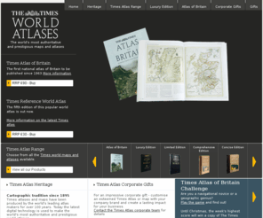timesatlas.co.uk: Times Atlases - home of Times World Atlases and Maps
 Times World Atlas - Home of The Times World Atlases and Maps. Luxury and bespoke world atlases available