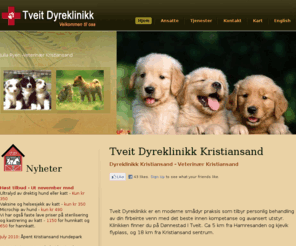 tveitdyreklinikk.no: Tveit Dyreklinikk Kristiansand Tlf:41595624 | Veterinær Kristiansand | Julia Ryen | Dyreklinikk i Kristiansand | Dyreklinikk Vest Agder | Hamresanden Dyreklinikk | Hjemmeside
Velkommen til Tveit Dyreklinikk Kristiansand - Julia Ryen Veterinær Kristiansand.