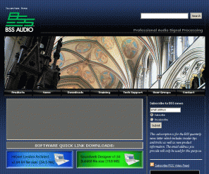 bss.co.uk: BSS Audio Professional Audio Signal Processing
BSS Audio is Professional Audio Signal Processing