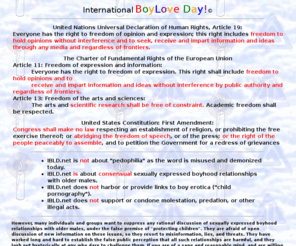 BoyLoveDay, a rational examination of responsible boylove