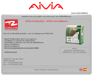 livenroll.com: Boîtier pour défibrillateurs automatiques - AIVIA - Pyrescom
Armoire murale AIVIA. Solution d'accès public sécurisé pour les Défibrillateurs. Créé et Fabriqué par PYRESCOM.