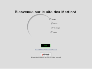 martinot.net: Bienvenue sur le site des Martinot
La famille Martinot vous invite sur son site