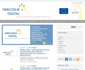 mercosur-digital.com: Mercosur Digital
Apoyando la Sociedad de la Información del Mercosur.