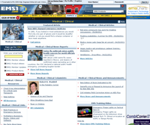 ems1md.com: Medical / Clinical
Medical / Clinical Articles, Featured Columnists, Training Courses, Product Reviews and Videos.