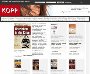 kopp-verlag.de: Kopp Verlag
Kopp Verlag Verlag und Fachbuchversand. Hier finden Sie die Fakten und Meinungen, die in den Mainstream-Medien tabuisiert und unterdrückt werden.