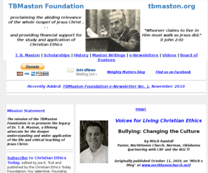 tbmastonfoundation.org: TBMaston Foundation - Home
