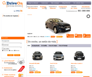 driveonbying.net: DriveOn by ING
Venta de vehículos de ocasión de ING Car Lease. Disponga de un vehículo de segunda mano en perfecto estado con garantía y financiación disponible.