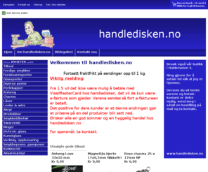 handledisken.no: Velkommen til handledisken.no - Handledisken!
