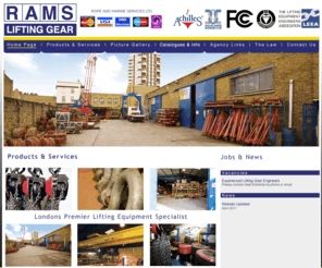 ropemarineservices.com: Rope And Marine Services Ltd. - RAMS Lifting Gear.
