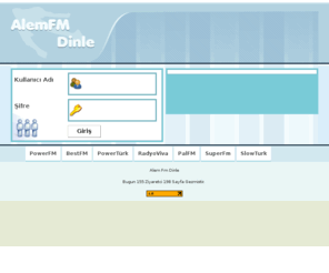 alemfmdinle.com: Alem Fm Dinle, Canlı Alem Fm Dinle, Online AlemFm Yayın, Radyo Alem Fm Dinle
Alem Fm Dinle, Canlı Alem Fm Dinle, Online AlemFm Yayın, Radyo Alem Fm Dinle