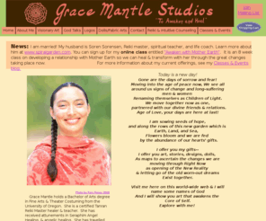 breathofgrace.com: Welcome to Grace Mantle Studios!
Visionary art to awaken consciousness. Graphic design, writing, poetry, dolls, & more to lift the spirit and remember the Soul into Being. 