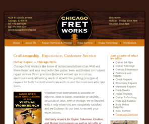 chicagofretworks.com: Chicago Fret Works – Guitar Repair
Chicago Fret Works - Chicago Guitar Repair