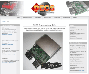 decselectronics.com: Decs Standalone ECU
An engine control unit for all petrol combustion engines up to 12 cylinders. 2 onboard wideband lamda controllers, free configuration software and upgradeable firmware are standard.