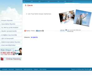 ecevre.net: E-Çevre Esçem
Esçem e-çevre konularında profosyonel çözümler üretmektedir.