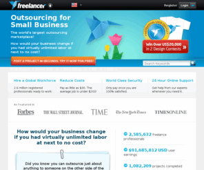 getafreelancer.net: Outsourcing Services, Freelance Online Jobs - Freelancer.com
Freelancer.com is the ultimate freelance jobs website. We have thousands of freelance jobs online for freelance programmers, web designers, graphic designers, writers and more. We have hundreds of thousands of professional freelancers ready to bid on your outsourced projects.