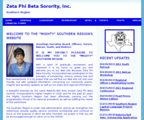 zpbsouth.com: Zeta Phi Beta Sorority, Inc. - Southern Region
Zeta Phi Beta, Southern Region