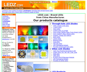 besthonkong.com: LED Manufacturer China
Online Catalogue of LEDs and LEd related products from Chinese Manufacturer