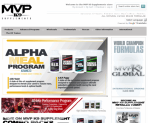 mvpk9inc.com: Supplements for Dogs  |  MVP K9 Supplements
K9 Bodybuilding