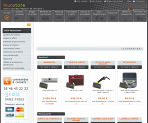 nuostore.com: Accueil
Nuostore, vente en ligne d'instruments de musique