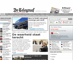 telesport.mobi: Nieuws | Altijd op de hoogte van het laatste nieuws met Telegraaf.nl
Telegraaf.nl houdt u op de hoogte van het laatste nieuws uit binnen- en buitenland, sportnieuws, uw horoscoop, het weer, mode & beauty en meer!