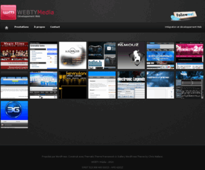 webty.eu: WEBTY Média | Développement Web
Auto-entrepreneur spécialisé en PHP, MySQL et Ajax. Réalisation de site vitrine ou dynamique sur mesure.