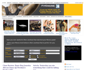 fitengine.com: FitEngine
Health and Fitness directory and review site. Find out the latest news, views and gossip surrounding the health and fitness industry.