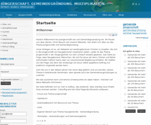gemeindegruendung.net: Startseite
Jüngerschaft, Gemeindegründung, Multiplikation - das sind unsere Themen. Unser Verein JGM hat es sich zur Aufgabe gemacht, Christen bei diesen Dingen zu unterstützen.