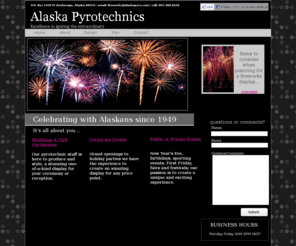 alaskapyro.com: Alaska Pyrotechnics
Sell fireworks in Alaska