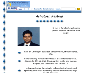 ashutoshrastogi.com: Ashutosh Rastogi
Enter a brief description of your site here