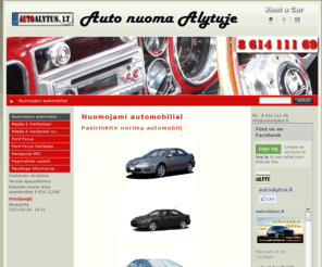 autoalytus.lt: Auto nuoma Alytuje - Nuomojami automobiliai
Automobilių nuoma Alytuje