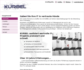 kurbel.net: kurbel.net - Herzlich Willkommen
kurbel.net - Dienstleitungen für IT-Mangement und IT-Entwicklung