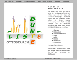 ottobeuren.org: Homepage Bunte Liste Ottobeuren
Homepage Bunte Liste Ottobeuren