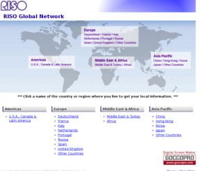 riso.asia: RISO Global Network
RISO Global Network