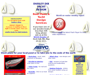 Boat plans, yacht designs & boat kits from Dudley Dix Yacht Design 