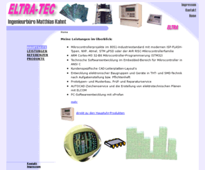 eltra-tec.de: ELTRA-TEC - Entwicklung von Leiterplatten und elektronischen Baugruppen, Autocad Zeichenservice
Entwicklung elektronischer Baugruppen und Geräte, Leiterplatten, Layout, Entflechtung, Autocad-Zeichnungen, Musterbau