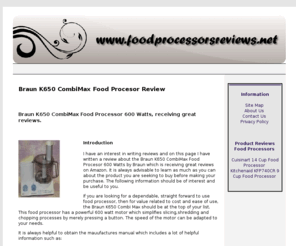 foodprocessorsreviews.net: Braun K650 CombiMax Food Procesor 600 Watts by braun Review
http://www.cliponfanschoice.com/oscilatingfans.html
