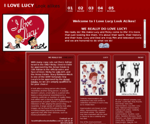 ilovelucylookalikes.com: Lucy Ricardo - Desi arnaz Look a-likes I Love Lucy
Celebrity Lookalikes, legends,Impersonators, doubles,trade shows, Commercials, Lookalikes in concert, Impersonators, Call us at 407-473-4039