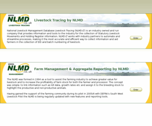 nlmd.co.uk: NLMD - The National Livestock Management Database - Home
