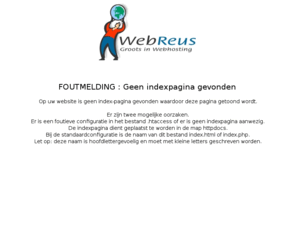 alittlerelief.com: WebReus Webhosting - geen indexpagina
