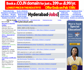 hyderabad-jobs.com: Hyderabad Jobs, Secunderabad Jobs
Hyderabad Jobs, Secunderabad Jobs