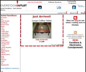 ooutlet.com: Overstock Outlet.  Great Furniture, Even Better Prices.
