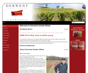 derwentestate.com.au: Derwent Estate - Welcome to Derwent Estate Wines
Derwent Estate Wines