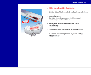 stahlpanzerrohre.com: Electrix International Ltd - Kabelverlegungssysteme aus Edelstahl
Electrix International Ltd - Weltfuhrender Hersteller und Lieferant von Kabelkanalen, Kabelrohren, Kabelbahnen, Kasten und Schranken, Kabelrinnen und Befestigungsprofilen.