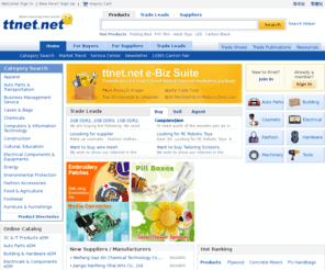 ttnet.net: Manufacturers Directory offers Products from Taiwan Manufacturers, Taiwan Suppliers and China Manufacturers - ttnet.net
Manufacturers directory offers wholesale products from Taiwan manufacturers and China manufacturers with high quality, providing trade leads among Taiwan manufacturers and suppliers, China manufacturers and suppliers and global buyers on ttnet.net.